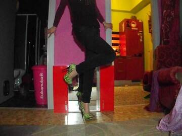 le mie scarpe stiletto zombie stile